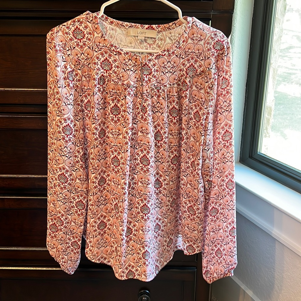 LOFT Long Sleeve Blouse